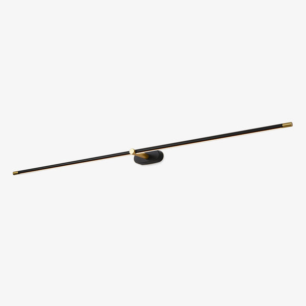 sand black copper led strip bathroom wall light