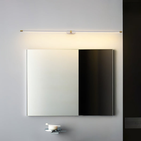 sand black copper led strip bathroom wall light