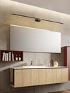 sand black copper led strip bathroom wall light