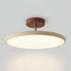 scandinavian cream iron led flush mount ceiling light