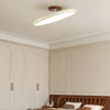 scandinavian cream iron led flush mount ceiling light