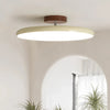 scandinavian cream iron led flush mount ceiling light