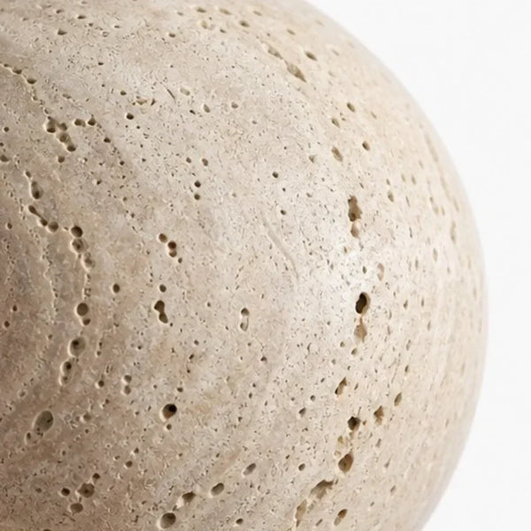 scandinavian natural travertine mini cylinder pendant light