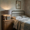 scandinavian old wood fabric table lamp