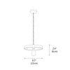 scandinavian walnut ash wood brass pendant light