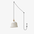 scandinavian white ceramic openwork pendant light