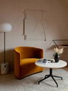 scandinavian white glass marble floor lamp