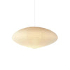 scandinavian white washi paper oval pendant light