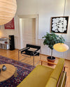 scandinavian white washi paper oval pendant light