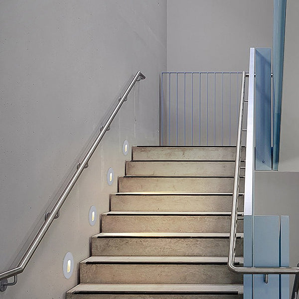 Simple Outdoor Landscape Embedded Corner Light Waterproof Dustproof Step Lights