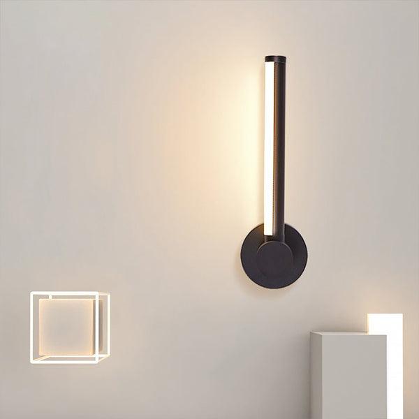 Simple Rotatable Three Color Dimming Led Wall Lamp For Living Room Background Wall