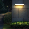 Contemporary Stainless Steel Linear Led Strip Outdoor Wall Light Modern Weatherproof For Garden Villa