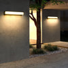 Contemporary Stainless Steel Linear Led Strip Outdoor Wall Light Modern Weatherproof For Garden Villa