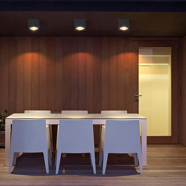 Square Led Waterproof Ceiling Light Downlight For Balcony Entrance Hallway Bedroom