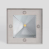 Square 90 260V In Wall Recessed 4W Led Step Lights For Outdoor Stairs Deck And Patio