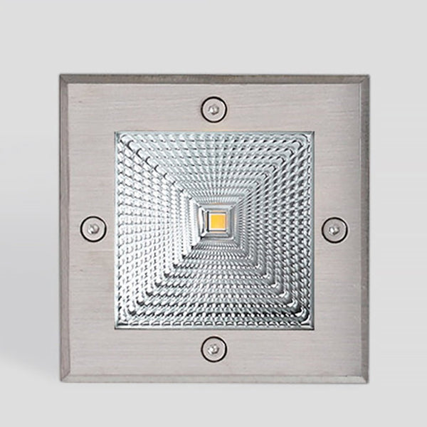 Square 90 260V In Wall Recessed 4W Led Step Lights For Outdoor Stairs Deck And Patio