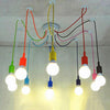 Cluster Spider Pendant Lighting 10 Heads Diy Adjustable Ceiling Lights