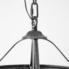 traditional ancient silver crystal inverted pyramid chandelier