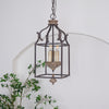 traditional brown iron wood birdcage chandelier