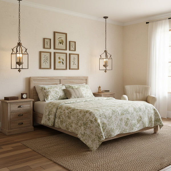 traditional brown iron wood birdcage chandelier