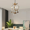 traditional gold crystal iron 3 light chandelier