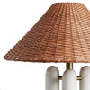 traditional white marble gold table lamp