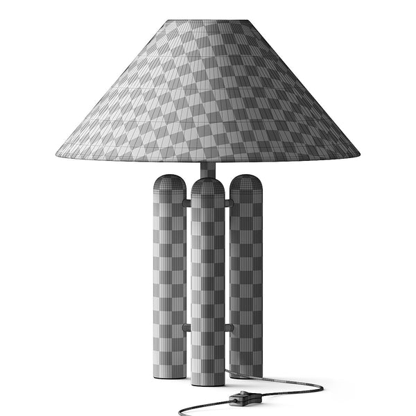 traditional white marble gold table lamp