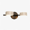 travertine rotatable led vanity wall sconce