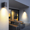 Two Light Effect Optional Waterproof Led Wall Light For Outdoor Villa Courtyard