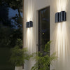 Arc Waterproof Wave Wall Sconces Outdoor Cool Led Up And Down Wall Mounted Lights