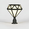 Unique Diamond Shaped Led Post Lights Outdoor Lights Waterproof Fence Post Lights