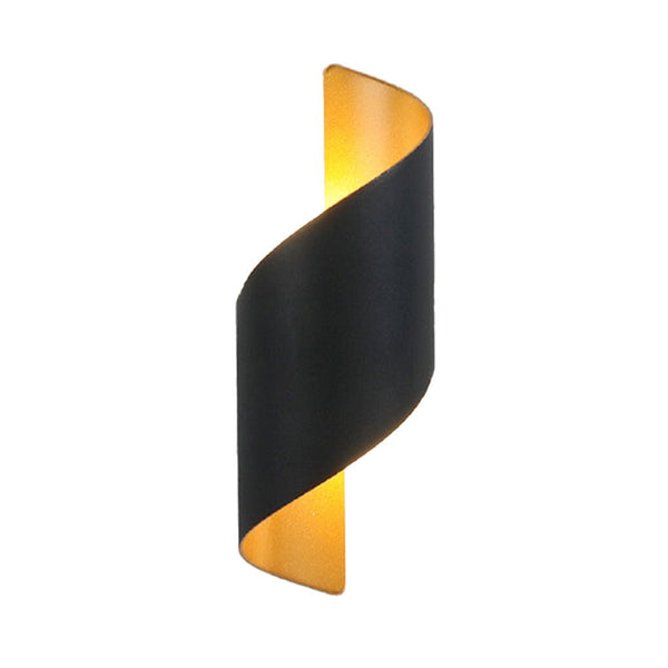 Unique Spiral Design Led Waterproof Two Way Luminous Wall Light For Aisle Balcony