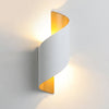 Unique Spiral Design Led Waterproof Two Way Luminous Wall Light For Aisle Balcony