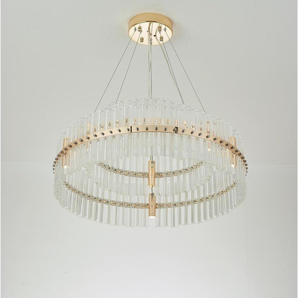 Modern Luxury Dozens Of Crystal Chandelier Gold Led Lighting