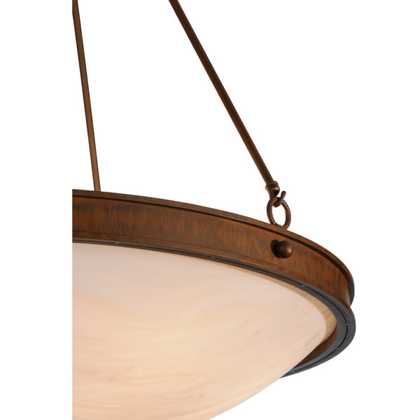 vintage brass white alabaster 6 light ceiling lamp