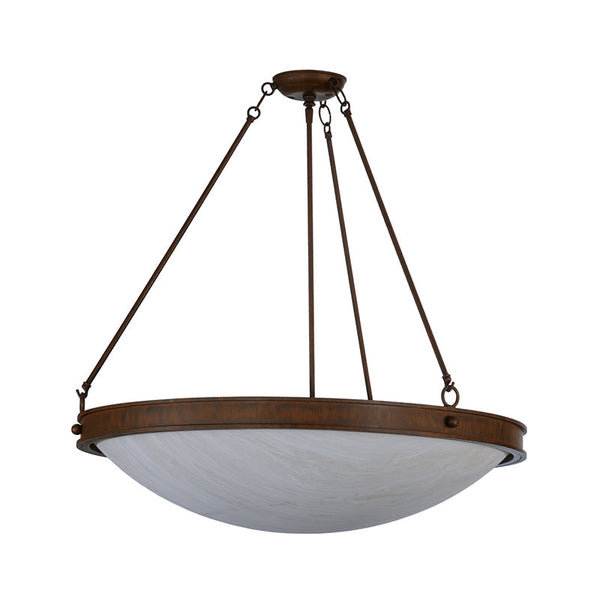 vintage brass white alabaster 6 light ceiling lamp