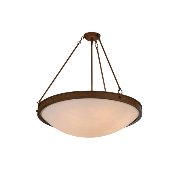 vintage brass white alabaster 6 light ceiling lamp