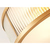 vintage brass white glass flush mount ceiling light