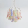 vintage gold murano glass petal chandelier