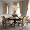 vintage gold murano glass petal chandelier