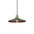 vintage green iron saucer pendant light
