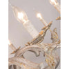 vintage natural wood roman column chandelier