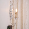 vintage resin scalloped wall sconce antique gold
