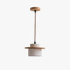 vintage yellow travertine solid wood bedside chandelier