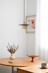 vintage yellow travertine solid wood bedside chandelier