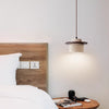 vintage yellow travertine solid wood bedside chandelier