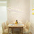 Modern Led Chandelier Minimalist 2 Ring Geometric Lights With Adjustable Height