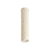 wabi sabi beige travertine cylinder ceiling lamp
