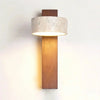 wabi sabi natural travertine led wall sconce