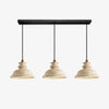 wabi sabi travertine bell pendant light